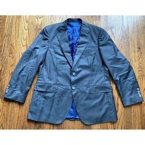 Reda 1865 MAIOR Mens Blazer Size 44 Gray Wool Jacket 2 Button Sport Coat